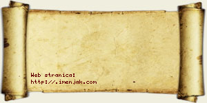 Tijana Bošković vizit kartica